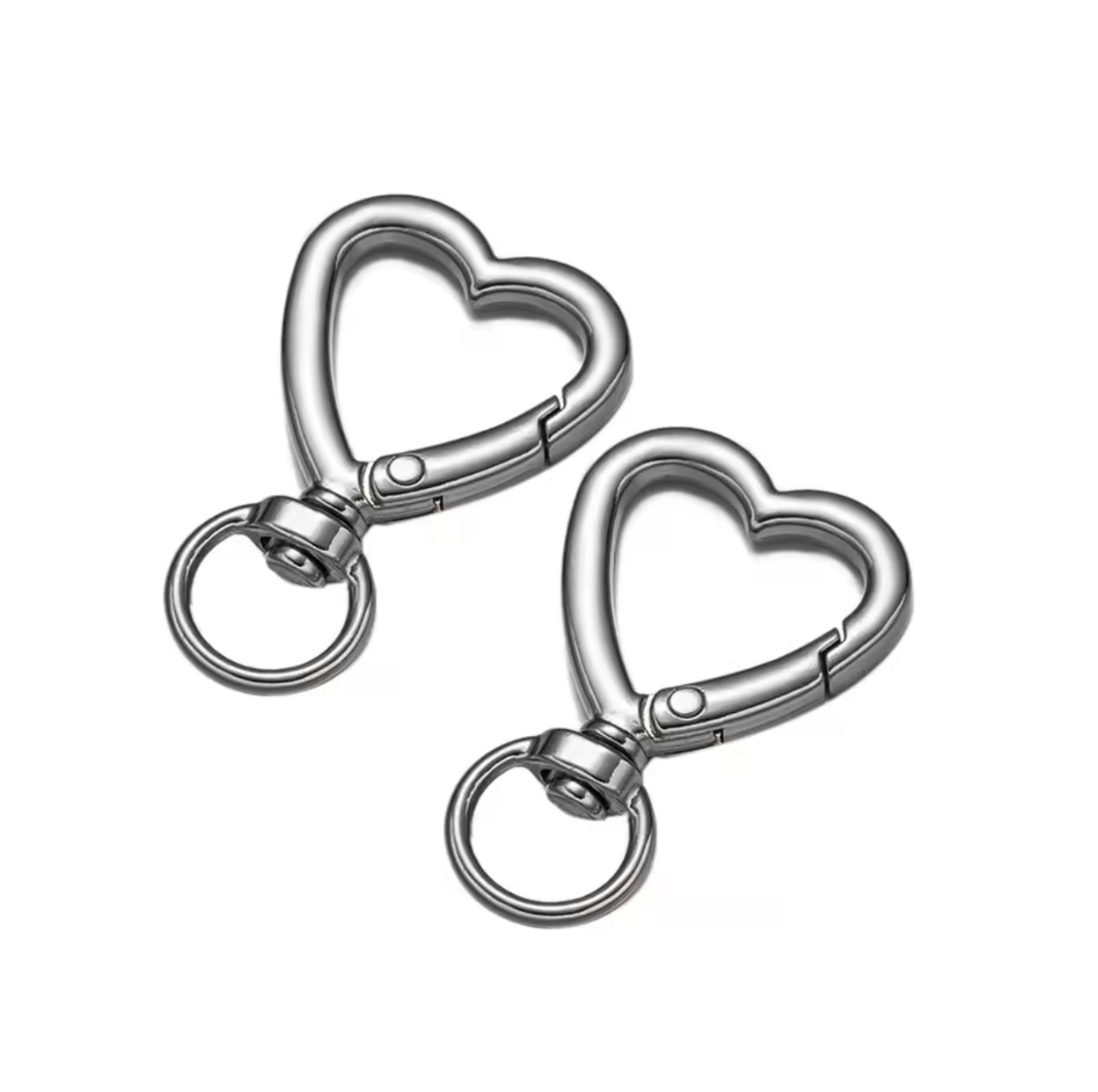 Silver Heart Clasp