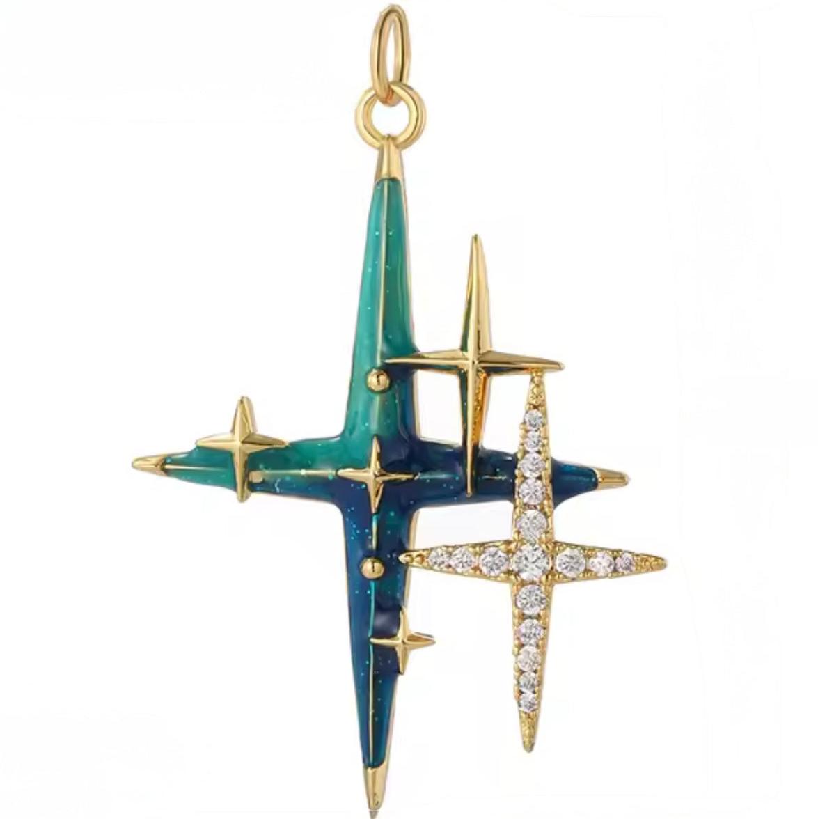Star, Sun and Moon Charm