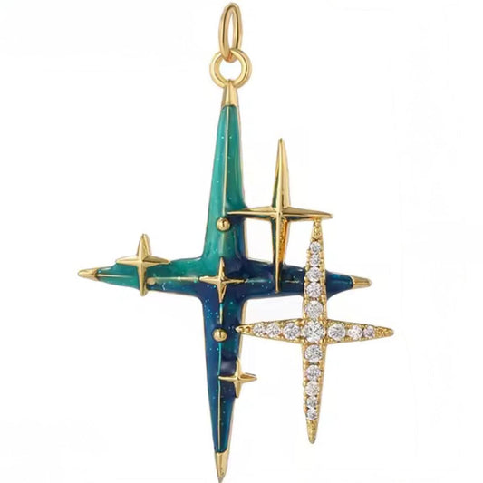Star, Sun and Moon Charm