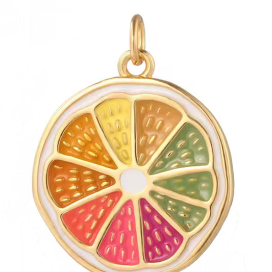 Multicoloured Lemon Charm