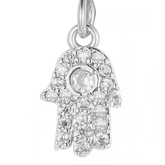 Silver Hand Charm