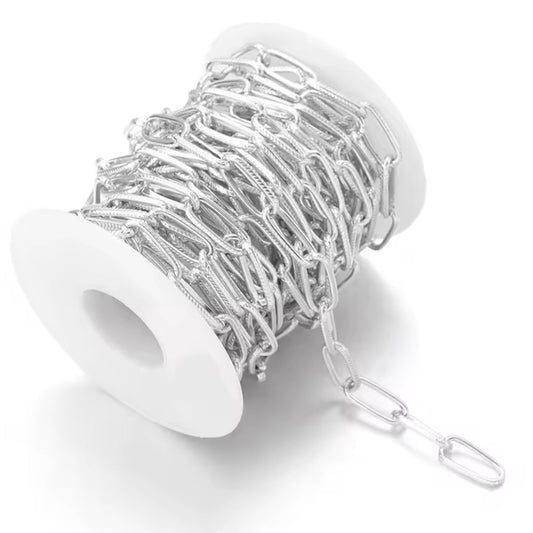 Silver Paper Clip Chain